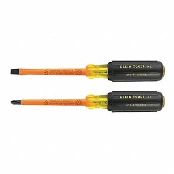 KLEIN TOOLS ESD Insltd Screwdriver Set NmPcs2, 1AHE5