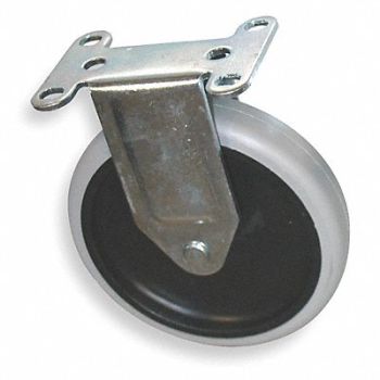 RUBBERMAID COMMERCIAL PRODUCTS Rigid Caster 5, 1AHZ2