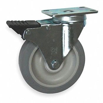 RUBBERMAID COMMERCIAL PRODUCTS Swivel Caster, 1AJA1