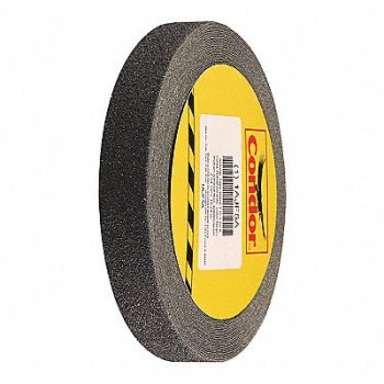 CONDOR AntiSlip Tape 60 ftLx1 inW BLK 46 Grit, 1AJF5