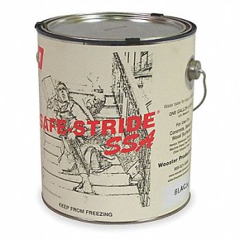WOOSTER Anti-Skid Paint Black 1 gal Can, 1AJZ3