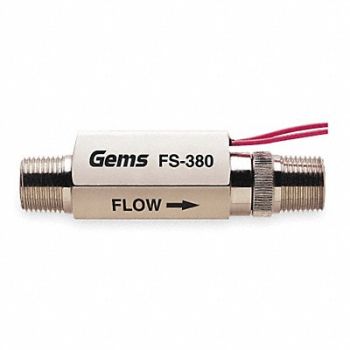 GEMS SENSORS Liquid Flow Switch Piston SPDT 20VA, 1ALY9