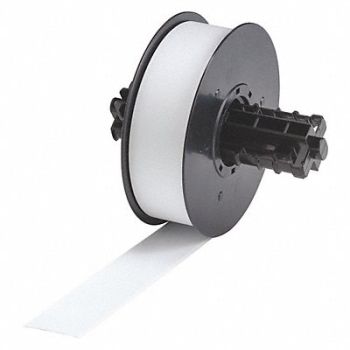 BRADY D9053 Tape White 110 ft L 1-1/8 in W, 1AMV9