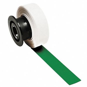 BRADY D9053 Tape Green 110 ft L 1-1/8 in W, 1AMY3