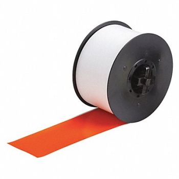BRADY D9027 Tape Orange 110 ft L 2-1/4 in W, 1AMZ2