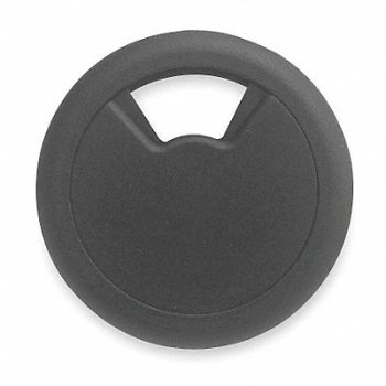 MASTER CASTER Grommet Desk 2 3/8 Dia 1 H Blk, 1APP8