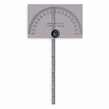 MITUTOYO Manual-Reading Protractor Grad 1 deg, 1ARY7