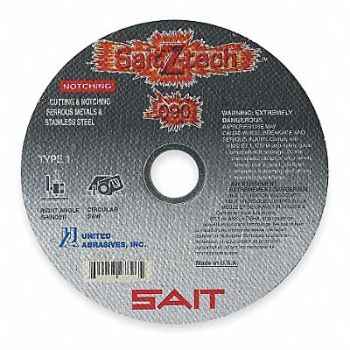 UNITED ABRASIVES-SAIT CutOff Whl Z-Tech 7 x.090 x5/8 8500rpm, 1AUE2
