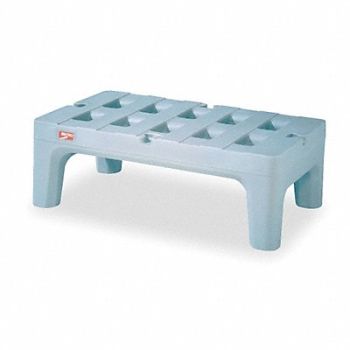 METRO Dunnage Rack 3000 lb Antimicrb PE 48 W, 1BEY3