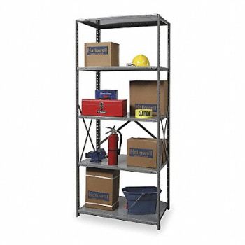 HALLOWELL Metal Shlvng Cap 900 lb 24inx84inx48in, 1BLE9