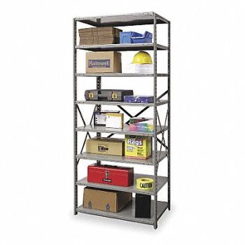 HALLOWELL Metal Shlvng Cap 900 lb 24inx84inx48in, 1BLF6
