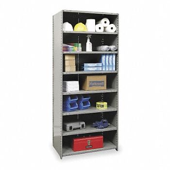 HALLOWELL Metal Shlvng Cap 500 lb 24inx84inx36in, 1BLK3