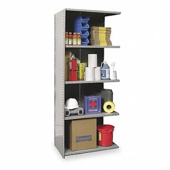 HALLOWELL Metal Shlvng Cap 900 lb 24inx84inx48in, 1BML6