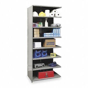 HALLOWELL Metal Shlvng Cap 1200 lb 18inx84inx36in, 1BML2