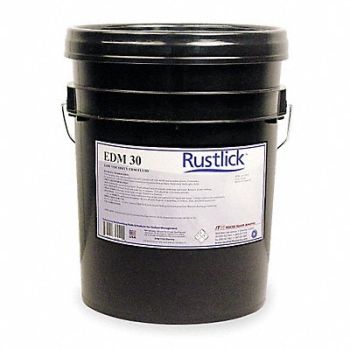 RUSTLICK Discharge Machining Fluid 5 gal Bucket, 1C191
