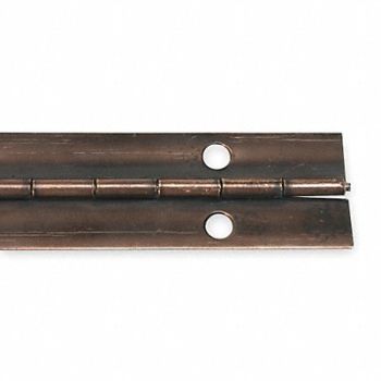 GRAINGER APPROVED Piano Hinge 6 ft L 3 W, 1CCN3