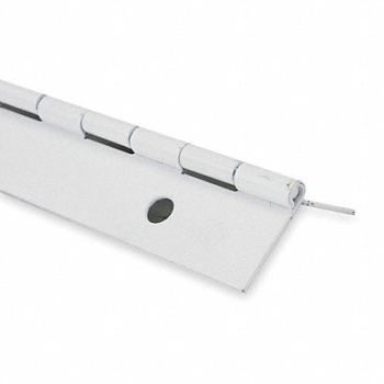 GRAINGER APPROVED Piano Hinge Painted 6 ft L 1-1/2 in W, 1CBE9