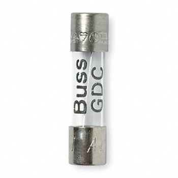 BUSSMANN Fuse 800mA Glass GDC Series PK5, 1CD26
