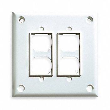 CORTECH Tiger Plate Security Wall Plate 2 Gang, 1CFC8