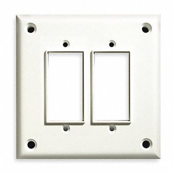 CORTECH Tiger Plate Security Wall Plate 2 Gang, 1CFC9