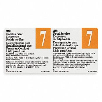 TOLCO Secondary Bottle Label Gloss Paper PK12, 1CJ90