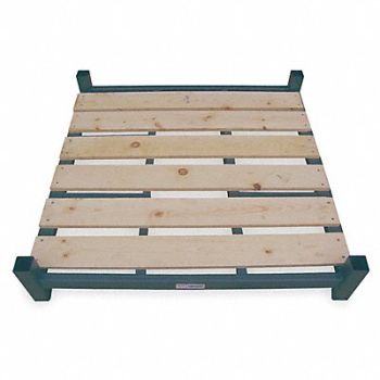 GRAINGER APPROVED Stack Rack Base Wood 48x60 in 4000 lb., 1CJC7