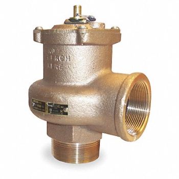 APOLLO Safety Relief Valve 3 In 15 psi Bronze, 1CKY2