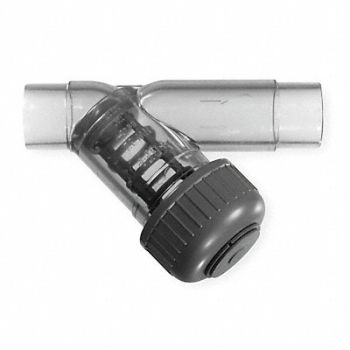 GF PIPING SYSTEMS Y Strainer 20 mesh PVC, 1CLT7