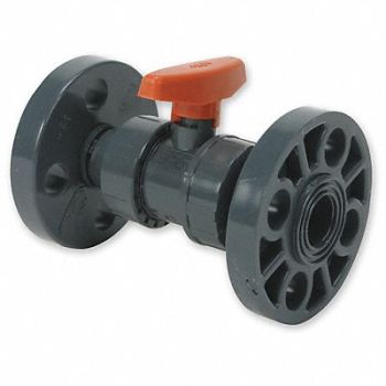 GF PIPING SYSTEMS PVC Ball Valve True Union Flanged 3 in, 1CMC1