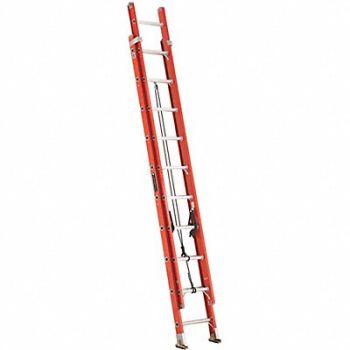 LOUISVILLE Extension Ladder Fiberglass 20 ft IA, 1CMW1