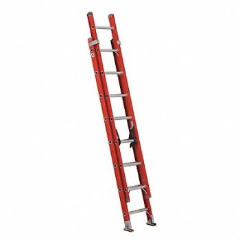 LOUISVILLE Extension Ladder Fiberglass 16 ft IA, 1CMW3