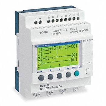 SCHNEIDER ELECTRIC Logic Relay 24VAC With Display, 2GNJ5