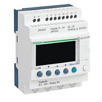 SCHNEIDER ELECTRIC Logic Relay Input Voltage 24VDC, 1CNL1