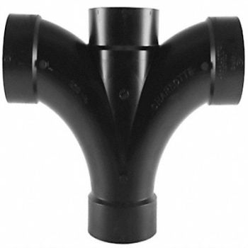 GRAINGER APPROVED Double Wye 2 x 1 1/2 x 1 1/2 x 1 1/2 in, 1CNT8