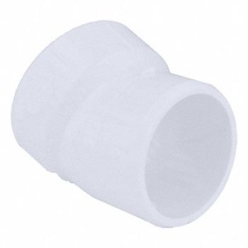GRAINGER APPROVED Street Elbow Schedule 40 1 1/2 in White, 1CNX4