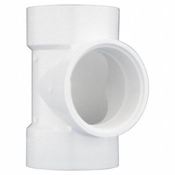 GRAINGER APPROVED Cleanout Tee Schedule 40 3 in Pipe Size, 1CNY3