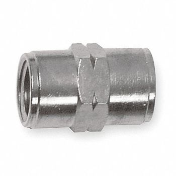 AIGNEP USA Coupling Nickel-Plated Brass 1/4 in, 1CPE9