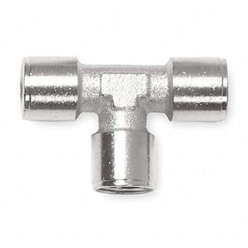 AIGNEP USA Tee Nickel-Plated Brass 1/2 in FNPT, 1CPF6