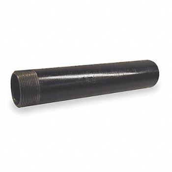 GRAINGER APPROVED Black Pipe Npl Threaded One End 2x6, 1CPR4