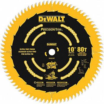 DEWALT Circular Saw Blade Blade Dia 10 in., 1CRB5