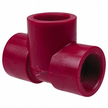 GRAINGER APPROVED Tee 2 in Pipe Size Schedule 80 FNPT, 1CRG8