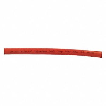 GRAINGER APPROVED Tubing Poly 1/4 In 180 PSI 100 Ft Red, 1CTF9