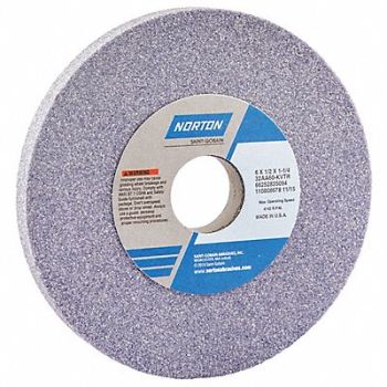 NORTON Grinding Wheel T1 6x1/2x1.25 AO 60G PK5, 1CTP4