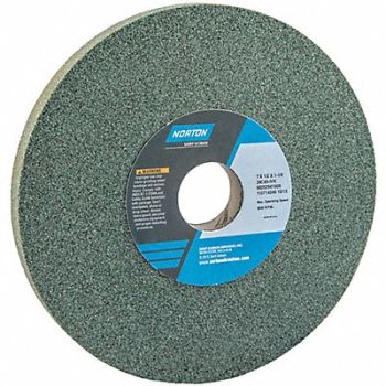 NORTON Grinding Wheel T1 7x1/2x1.25 SC 60G PK5, 1CTT6