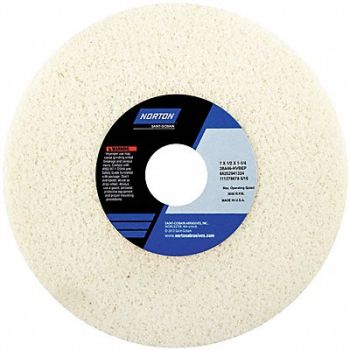 NORTON Grinding Wheel T1 7x1/2x1.25 AO 46G PK5, 1CTW9