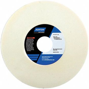 NORTON Grinding Wheel T1 7x1/4x1.25 AO 80G PK5, 1CTY5