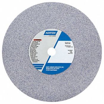 NORTON Grinding Wheel T1 6x3/4x1/2 AO 60G PK5, 1CUH9