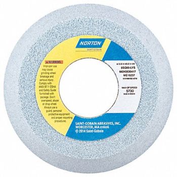 NORTON Flaring Cup Wheel 4 Diax1.5 Tx1.25AH PK5, 1CUW1