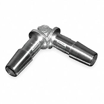 ELDON JAMES Elbow 90 Deg 1/8 In Barbed 316L SS, 1CVN7