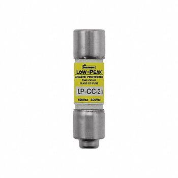 BUSSMANN Fuse Class CC 2A LP-CC Series, 1CX49